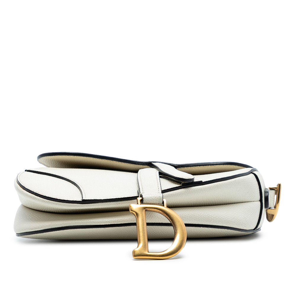 Pre-Loved Dior Mini Grained Calfskin Saddle Bag - Picture 3 of 7
